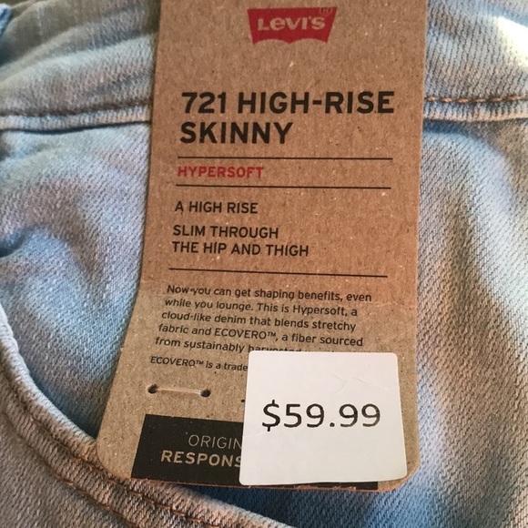 Levi' so Women's 721™m High-Rise Skinny Jeans
- Soho Way nwt - Picture 5 of 9